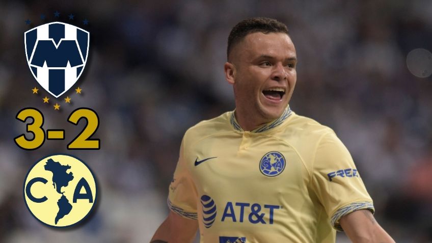 En duelo de volteretas, Monterrey vence al América y suma de a tres en el Apertura 2022