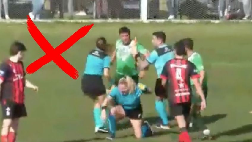 Detienen a jugador que golpeó a mujer árbitro en Argentina (VIDEO)