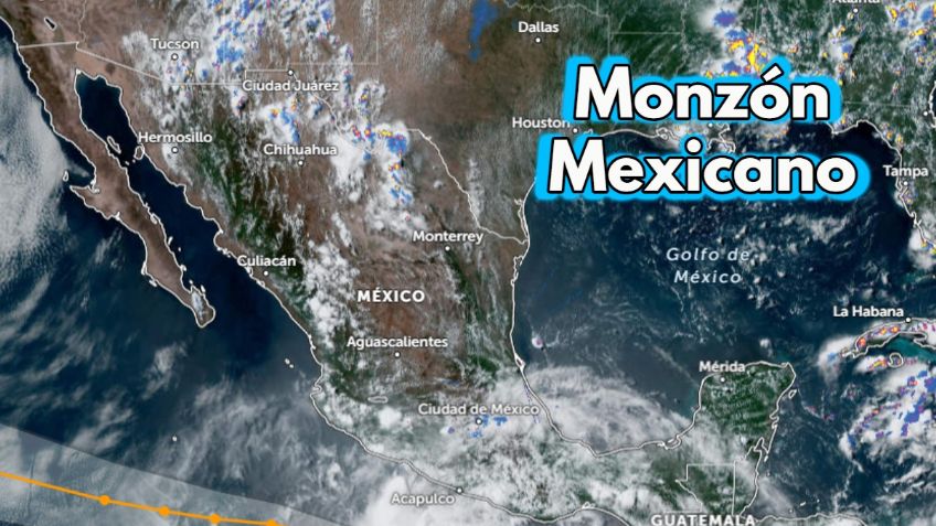 Monzón Mexicano: ¿Dónde provocará LLUVIAS hoy martes 2 de agosto?