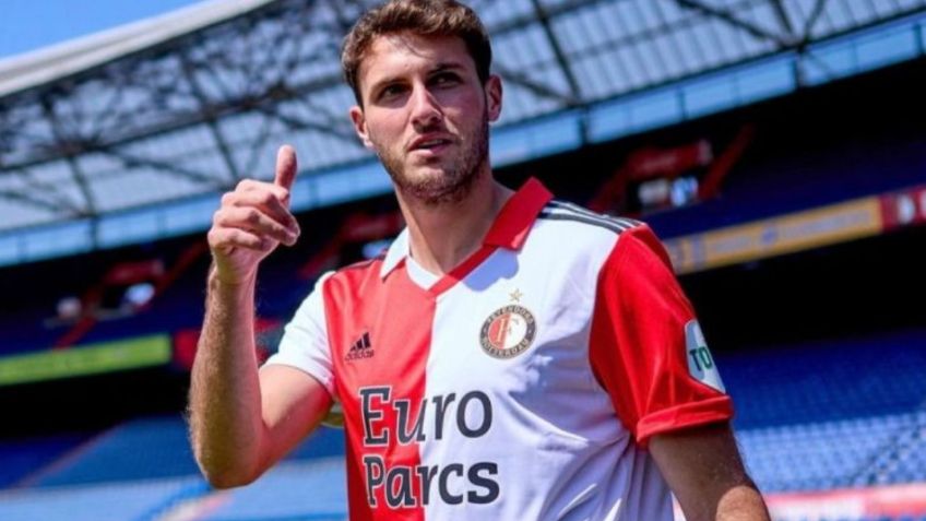 ¿Cuándo debuta Santiago Giménez con el Feyenoord de Holanda?