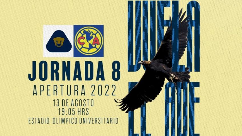 Qué canal transmite Pumas vs América por TV: Jornada 8 Liga MX