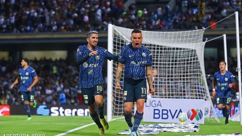 Liga MX: Por fin marca el cabecita Rodríguez con el América en el Clásico Capitalino