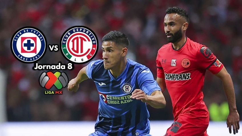 Qué canal transmite Cruz Azul vs Toluca EN VIVO por TV: Jornada 8 Liga MX