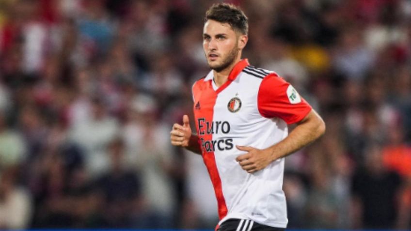 Así fue el gol de tres dedos de Santiago Giménez en el entrenamiento del Feyenoord | VIDEO