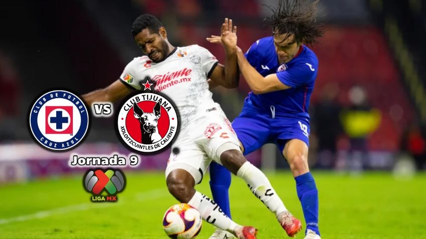 Qué canal transmite Cruz Azul vs Xolos EN VIVO por TV: Jornada 9 Liga MX
