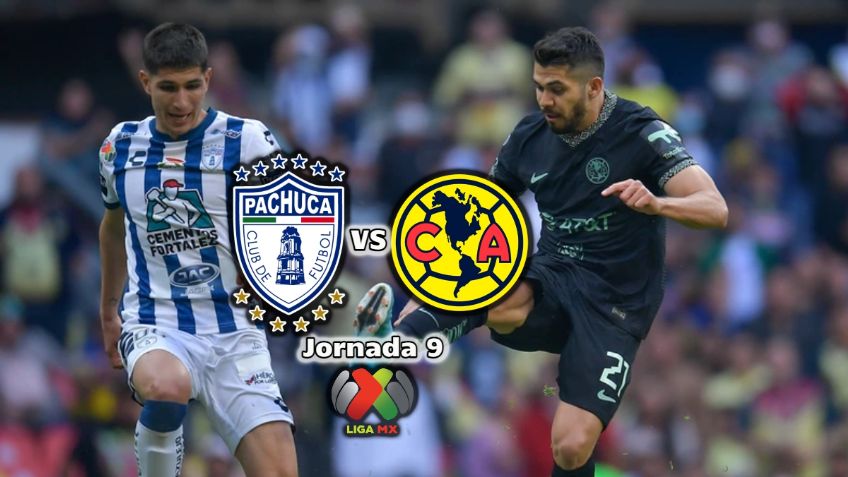 Qué canal transmite Pachuca vs Club América EN VIVO por TV: Jornada 9 Liga MX