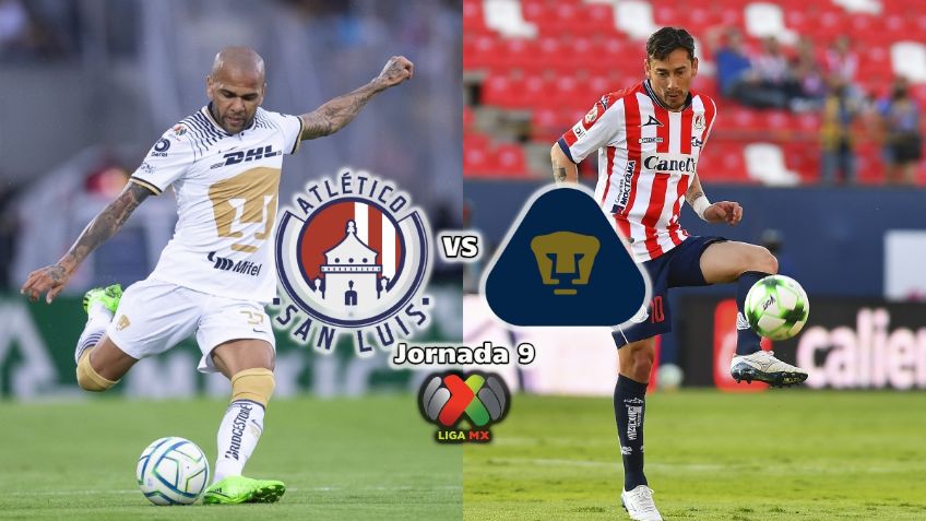 Atlético de San Luis vs Pumas EN VIVO por TV: Jornada 9 Liga MX
