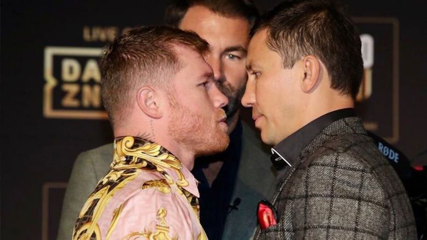Golovkin conecta primer golpe a Canelo Álvarez por ¿una trampa?