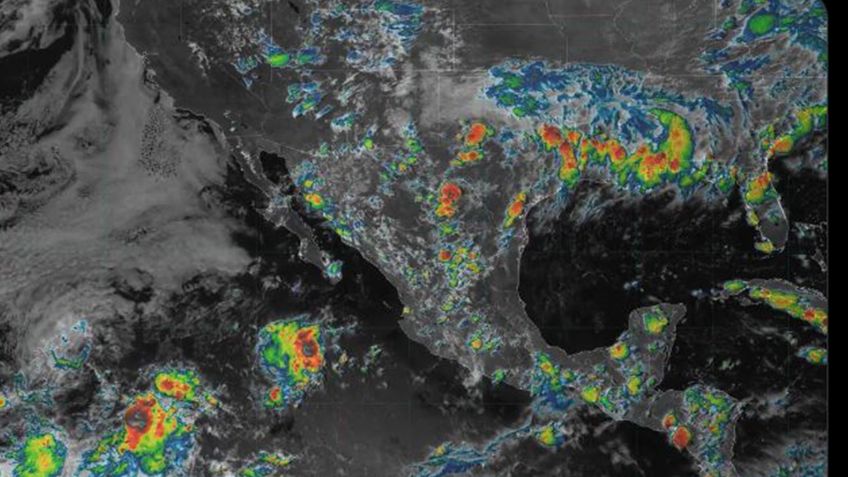 Onda Tropical 23 y Frente Frío: ¿Dónde provocarán LLUVIAS hoy lunes 22 de agosto?