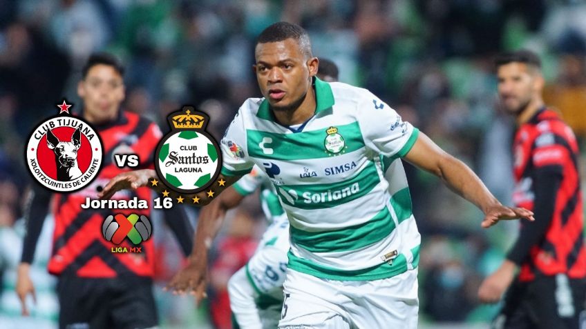 Qué canal transmite Santos vs Xolos de Tijuana EN VIVO por TV: Jornada 16 Liga MX