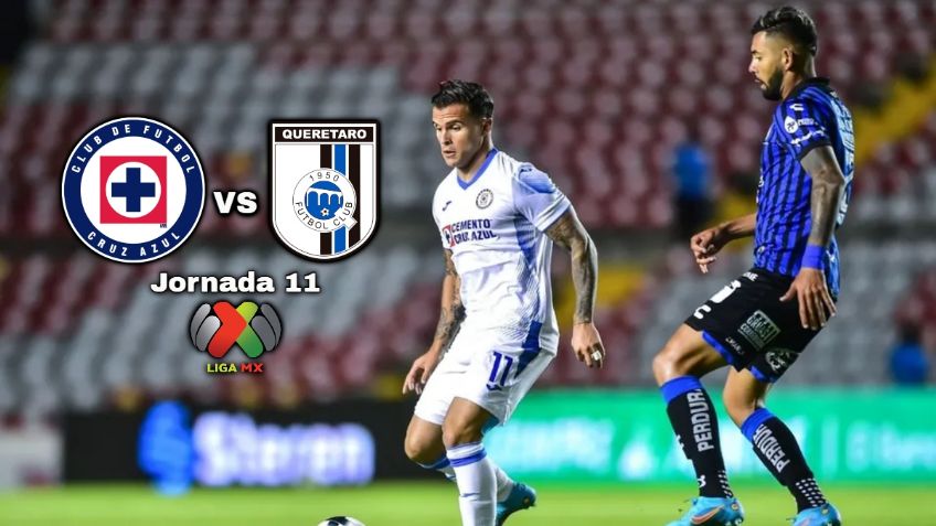 Qué canal transmite Cruz Azul vs Querétaro EN VIVO por TV: Jornada 11 Liga MX