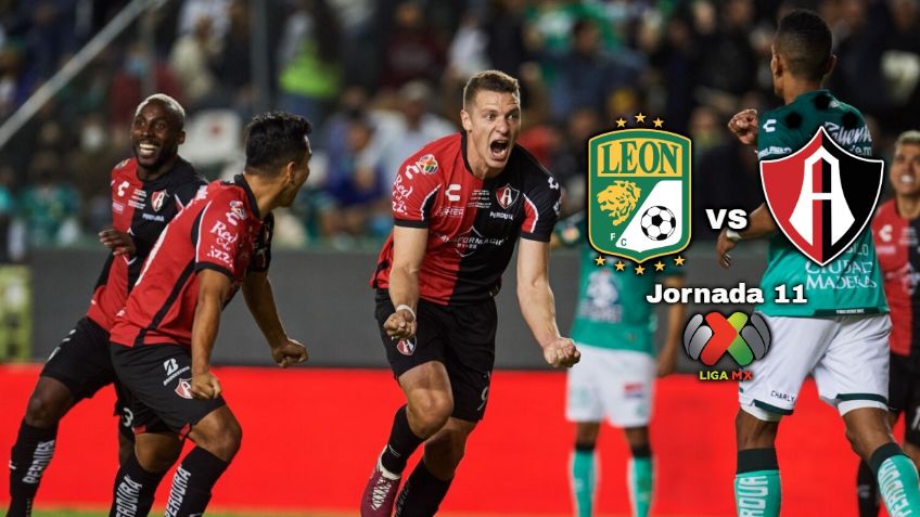 Qué canal transmite León vs Atlas EN VIVO por TV: Jornada 11 Liga MX