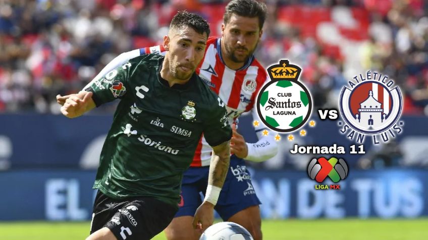 Qué canal transmite Santos vs San Luis EN VIVO por TV: Jornada 11 Liga MX
