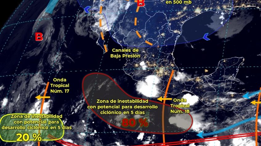 Onda Tropical 18: ¿Cuáles serán los nuevos estados afectados?