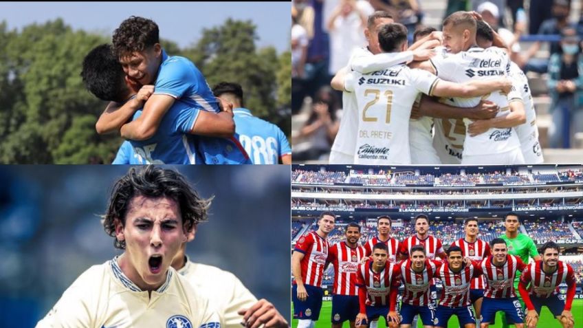 América, Chivas, Cruz Azul o Pumas, ¿quién tiene la peor cantera de la Liga MX?