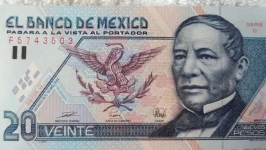 ¿Cuál es el billete de 20 por el que pagan hasta 500 pesos?