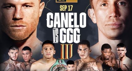 Esta es la cartelera completa antes de Canelo Álvarez vs Gennady Golovkin 3