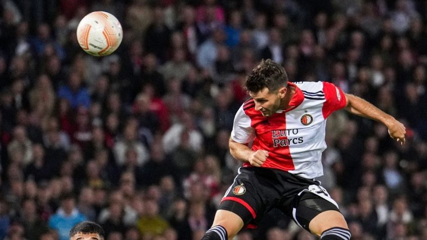 VIDEO: Revive el gol de Santiago Giménez en el Feyenoord vs Sturm