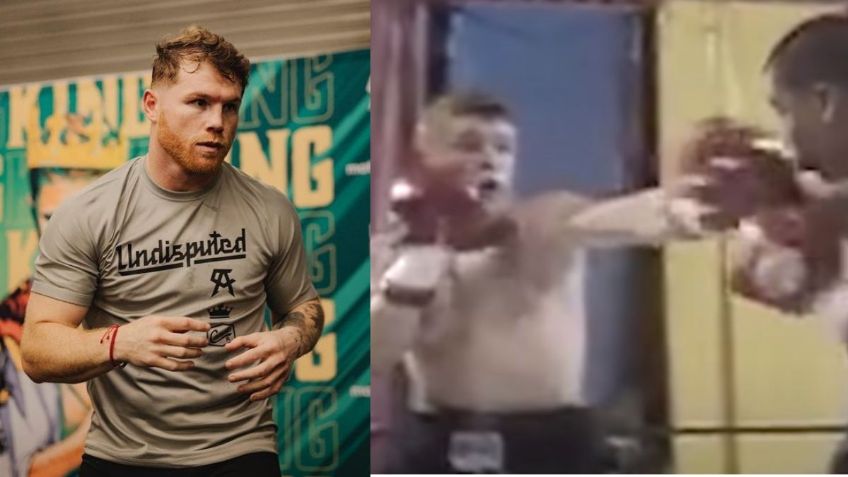El inédito VIDEO de Canelo Álvarez con 14 años noqueando a un señor de 30