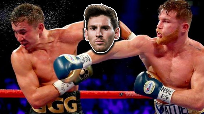 Canelo Álvarez vence a Golovkin y noquea a Messi al mismo tiempo