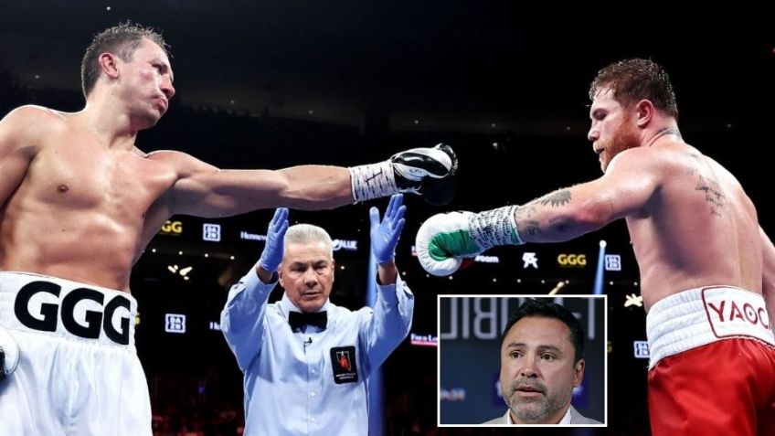 Oscar de la Hoya revienta a Canelo tras vencer a Golovkin