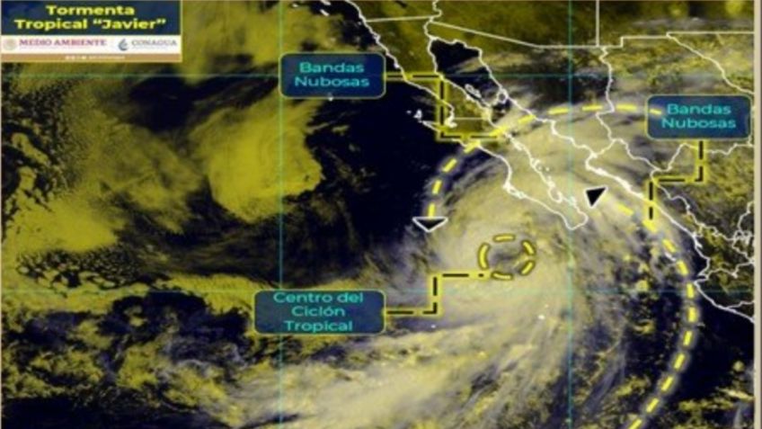 Clima México: Tormenta Tropical Javier ocasionará lluvias en estos estados hasta el 7 de septiembre