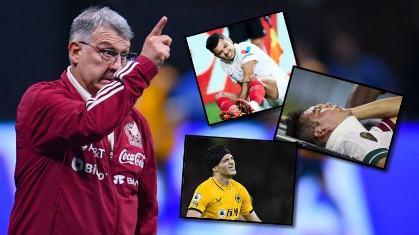 El Plan B de Tata Martino ante lesiones de Tecatito, Jiménez y Chucky para Qatar 2022