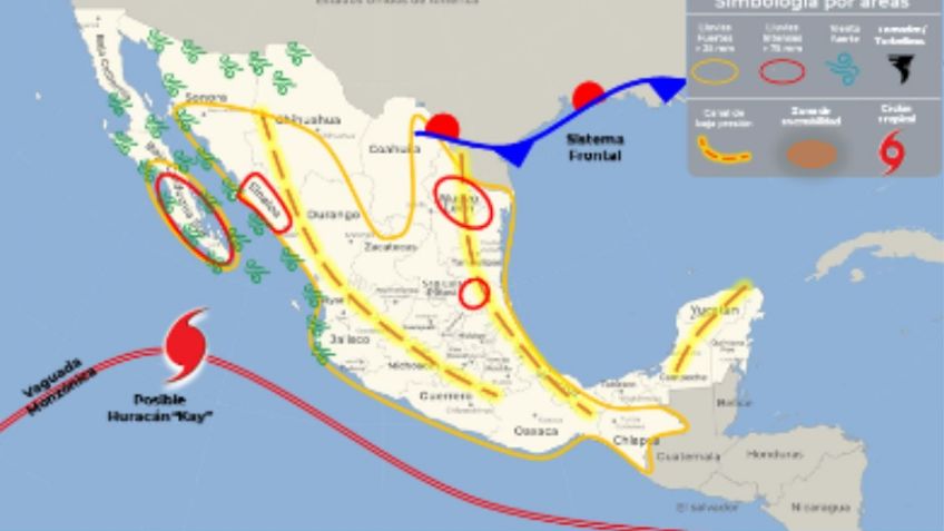 Tormenta Tropical Kay: Sigue EN VIVO su trayectoria en el Pacífico mexicano | RUTA