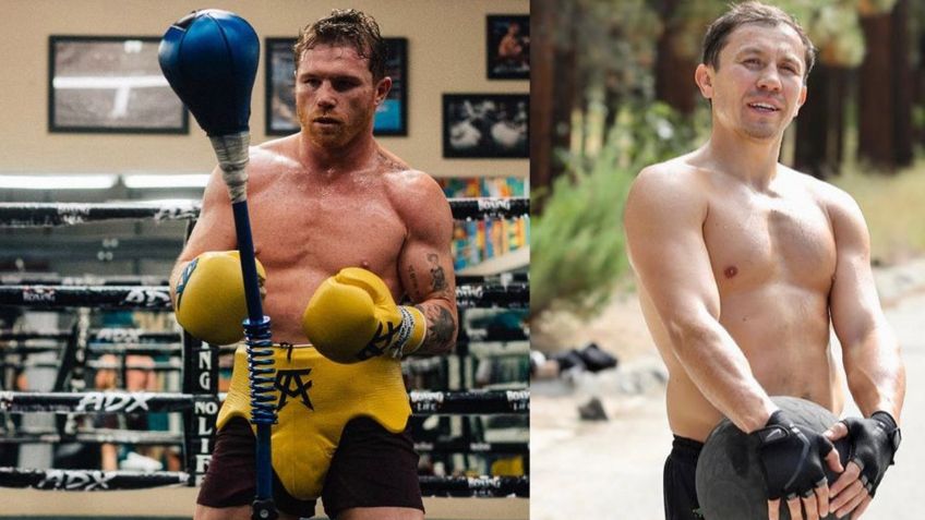 Canelo Álvarez presume FOTO con imponente físico previo a pelea con Golovkin