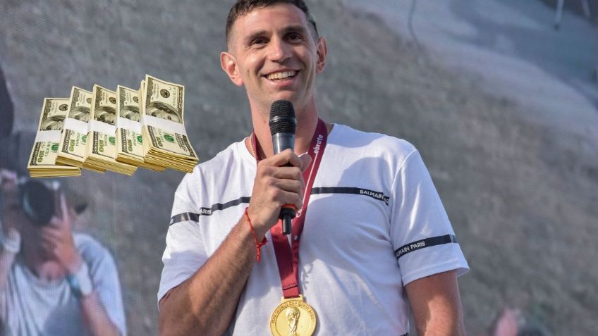 Dibu Martínez gastó casi medio millón para proteger su medalla de campeón de Qatar 2022