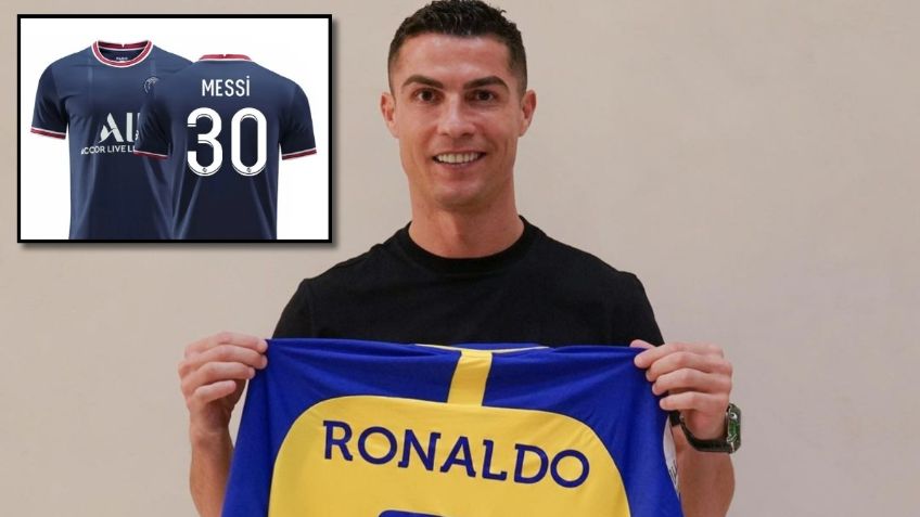 ¿Jersey de Cristiano Ronaldo con el Al Nassr VALE MÁS que playera de Messi con el PSG?