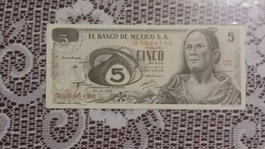 Numismática: ¿Qué características tiene el billete de La Corregidora que vale casi medio millón?
