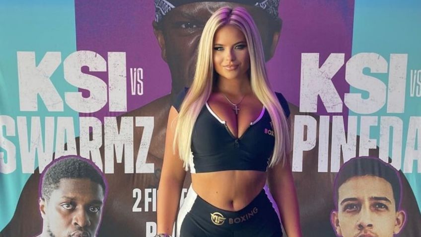 5 FOTOS de Apollonia Llewellyn, modelo británica que roba miradas en las funciones de box