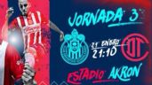 Jornada 3: Qué canal transmite, horarios y pronósticos de la Liga MX