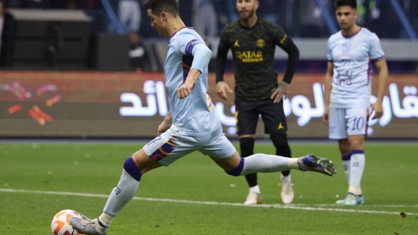 Cristiano Ronaldo anota de penal en el PSG vs Riyadh (VIDEO)