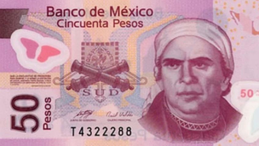 El billete de 50 pesos de Morelos saldrá de circulación, ¿cómo reconocerlo?