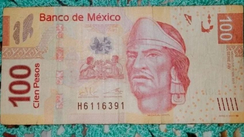Así es el billete de 100 pesos por el que pagan 6 MILLONES de pesos
