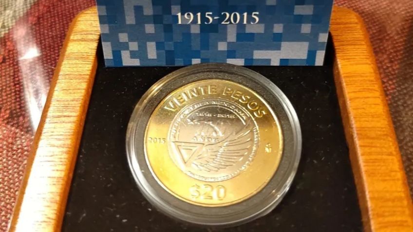 La moneda de la Fuerza Aérea Mexicana por la que ofrecen de 50 mil a 100 mil pesos