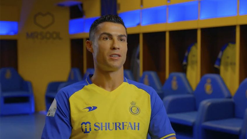 Así fue la peculiar celebración de Cristiano Ronaldo por el triunfo del Al Nassr (VIDEO)