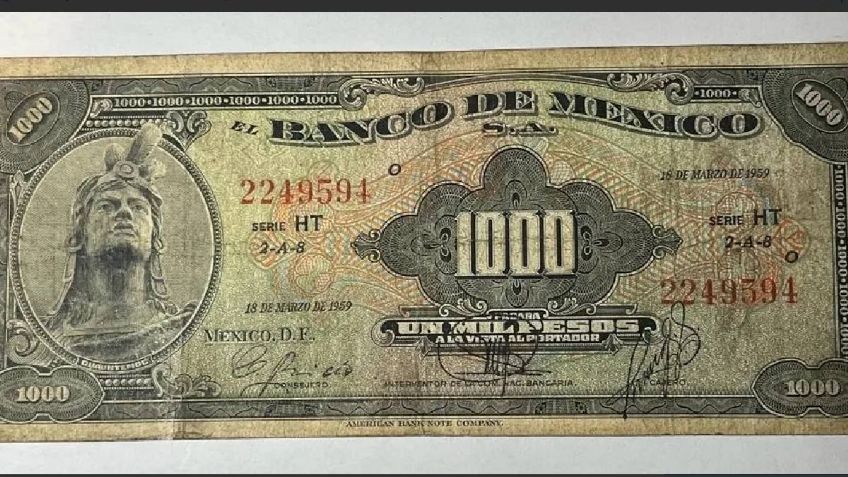 Cuauhtémoc y su billete de mil pesos por el que dan 650 mil ¿Cómo identificarlo?