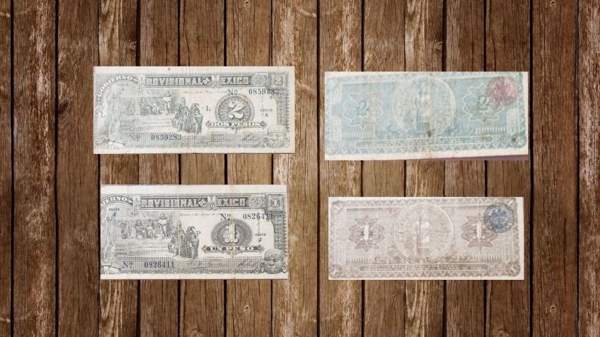 Dos raros BILLETES con más de 100 años de antigüedad se venden por 100 mil pesos | FOTOS
