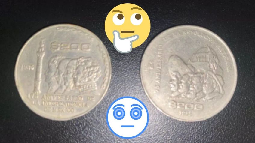 Exigen 35 mil pesos por estas 2 monedas de 200 pesos; ¿cuáles son sus características?