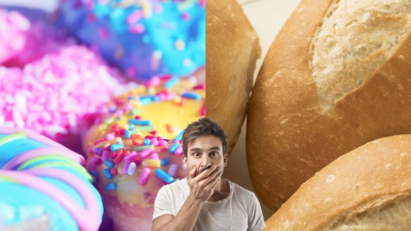 ¡Evítalos! ¿Cuántas CALORÍAS tiene un bolillo y un pan de dulce?