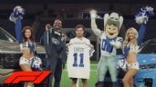 ¿Checo Pérez a la NFL? El piloto mexicano aparece como ‘receptor’ de los Cowboys