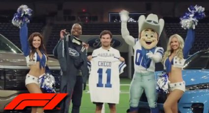 ¿Checo Pérez a la NFL? El piloto mexicano aparece como ‘receptor’ de los Cowboys