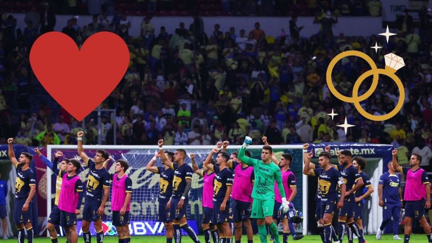 VIDEO: Aficionado de Pumas pide matrimonio a su novia tras "pelearse" con otro seguidor felino