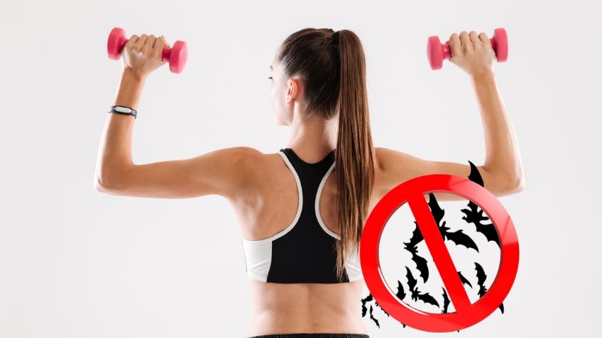 Define los brazos y elimina las alas de murciélago con esta rutina de 15 minutos | VIDEO