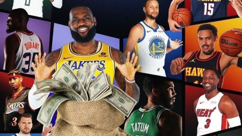 NBA: ¿LeBron James o Stephen Curry? Estos son los jugadores mejor pagados de la temporada 2023-24