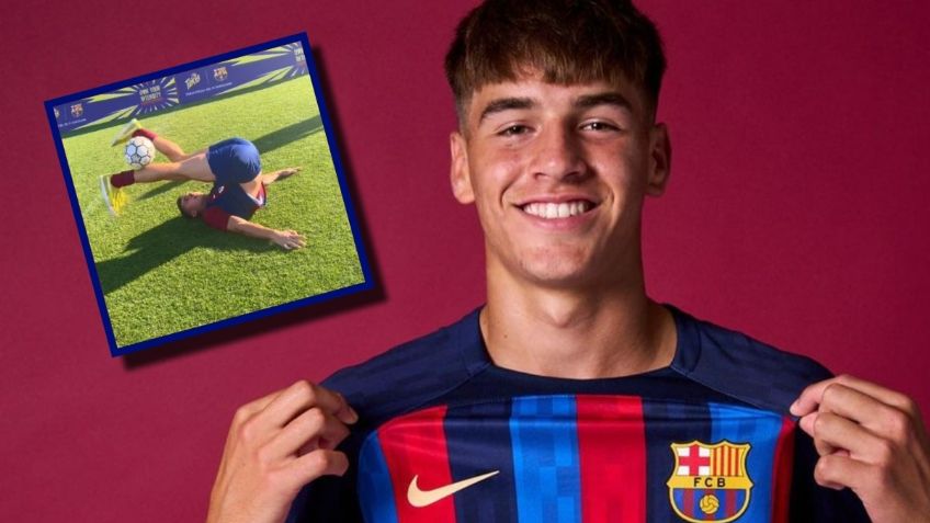 ¿Neymar 2.0? Marc Guiu sorprende al Barcelona con BRUTAL rutina de Freestyle | VIDEO