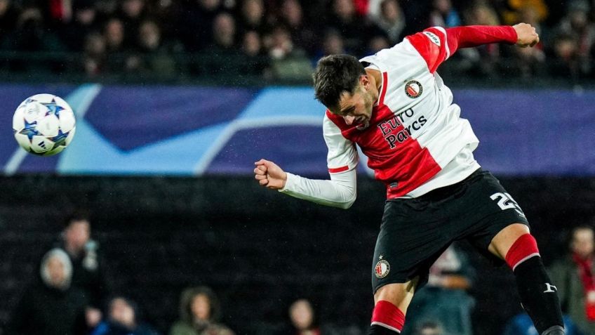 ¡Increíble! Tras GOL anulado, Santiago Giménez anota doblete en goleada del Feyenoord